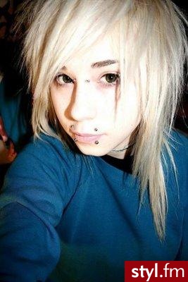 EMO Alternatywne Średnie Fryzury