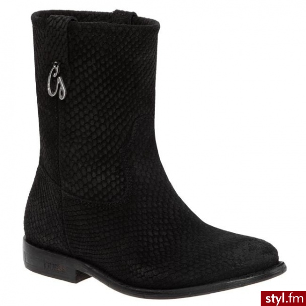 Guess Botki FL3VANLEP10 Black Czarny (Black) - Botki Buty Moda