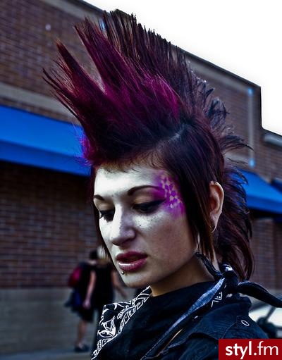 Punk Rock Alternatywne Średnie Fryzury