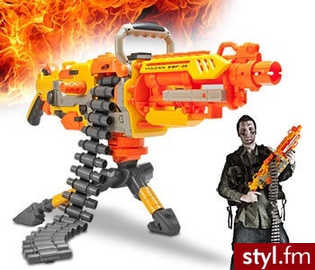 Hasbro Nerf Havok Fire Ebf-25 Karabin Maszynowy - Dziecko