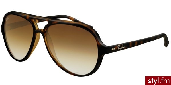 RAY BAN okulary przeciwsłoneczne CATS 5000 4125 710/51+ UBEzPIECzENIE GRATIS - Okulary Dodatki Moda