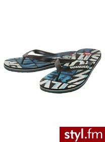 Quiksilver Japonki męskie MOLOKAI DIPPED, multikolor, roz. 41 - Klapki Buty Moda