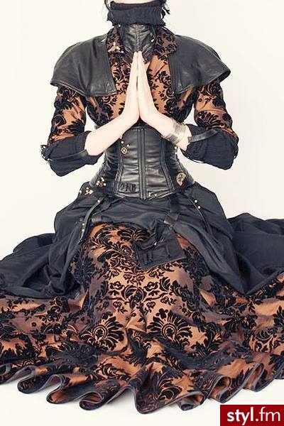 Steampunk - Pozostałe Sukienki Moda