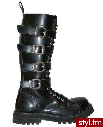 ORYGINALNE GLANY 
STEEL BLACK GOTHIC - Pozostałe Buty Moda