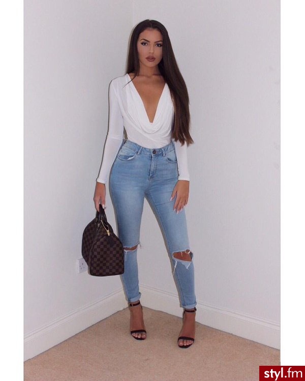 Jeansy Spodnie Moda
