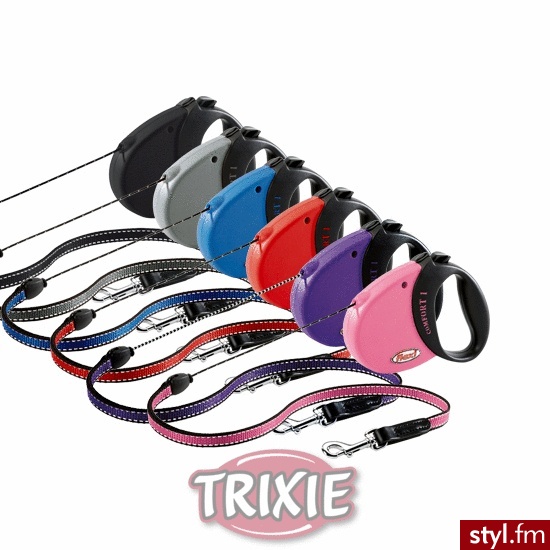 FLEXI Comfort 2 - SMYCz AUTOMATYCzNA 5M DLA PSA DO 20KG RÓŻNE KOLORY - Psy Zwierzaki
