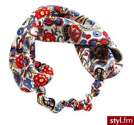 L. Erickson opaska na głowę wykonana z jedwabiu -52$ - Nakrycia głowy Dodatki Moda