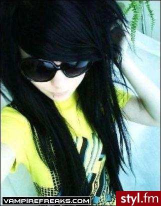 Emo girl - EMO Alternatywne Średnie Fryzury