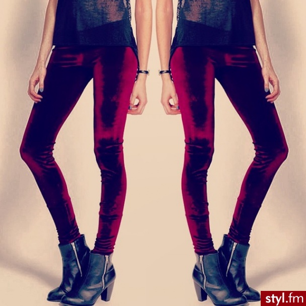 Leginsy Spodnie Moda