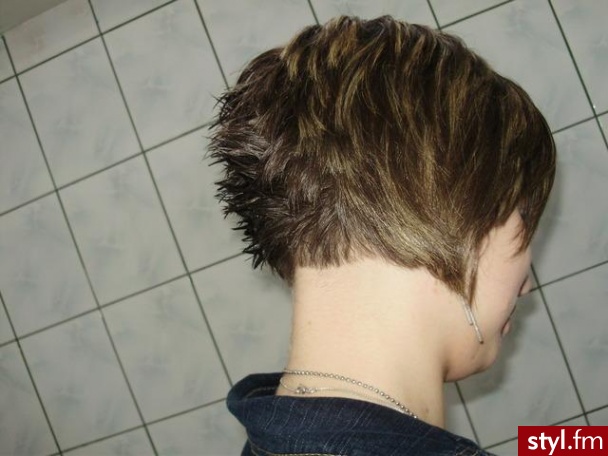 to już z nowymi ząbkami ale jeszcze w starym kolorze :):) - Krótkie Fryzury