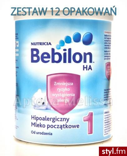 Bebilon 1 Ha - Mleko W Proszku - 12 X 400 G - Bransoletki Biżuteria Moda