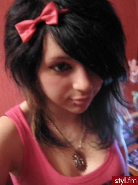 EMO Alternatywne Średnie Fryzury