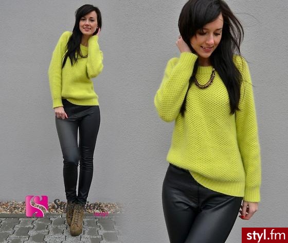 poprostu żółty - Moda uliczna Inne Moda