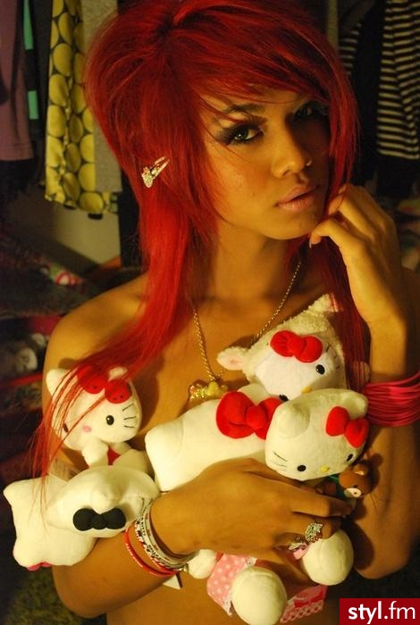 EMO Alternatywne Średnie Fryzury