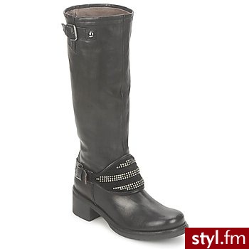 Janet Sport BUTY AMANITA BRETTA Black - Kozaki Buty Moda