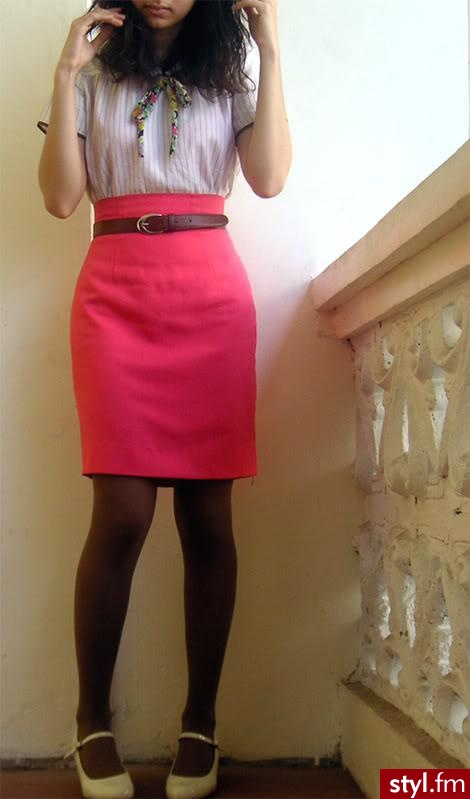 pink skirt. - Pozostałe Ciuchy Moda