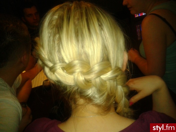 Blond Warkocze Proste Na co dzień Długie Fryzury