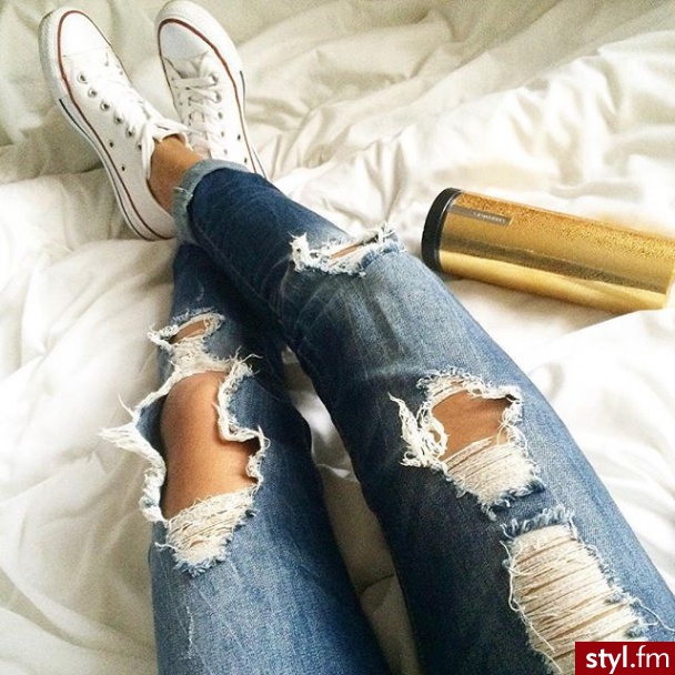 Jeansy Spodnie Moda