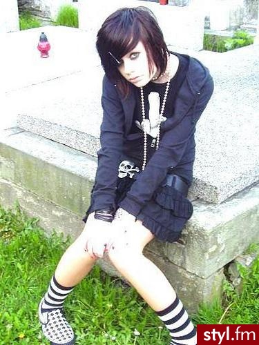 EMO Alternatywne Średnie Fryzury
