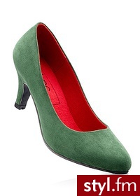 Bonprix Czółenka zielony 965439_22185 - Czółenka Buty Moda