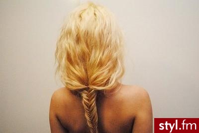 Blond Warkocze Proste Na co dzień Długie Fryzury