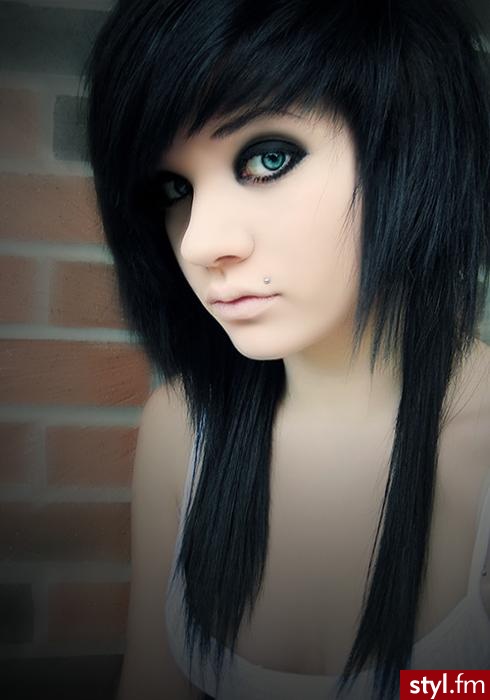 EMO Alternatywne Długie Fryzury
