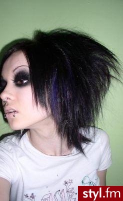 Emo girl - EMO Alternatywne Średnie Fryzury