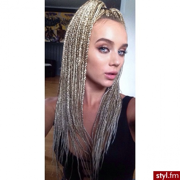Blond Warkocze Kręcone Na co dzień Długie Fryzury