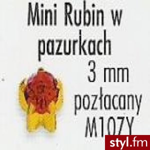 Mini rubin w pazurkach - Modyfikacje ciała