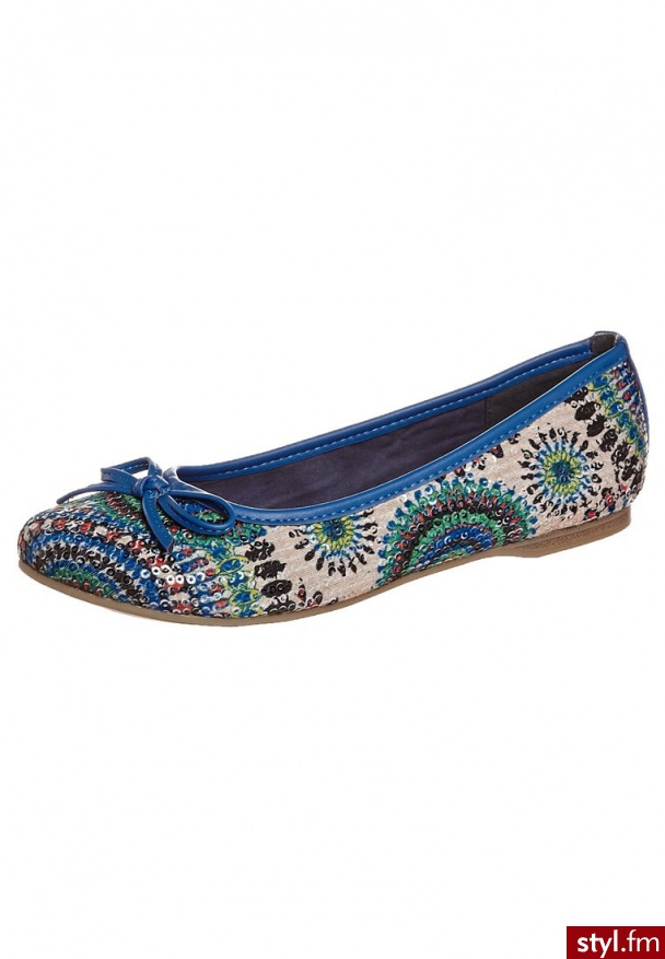 Anna Field Baleriny niebieski (3320208) - Balerinki Buty Moda