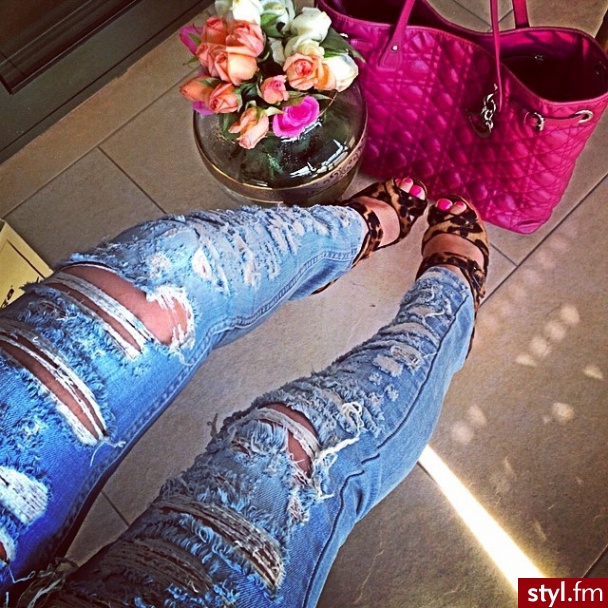 Jeansy Spodnie Moda