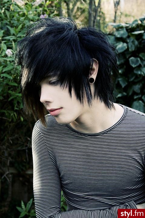 EMO Alternatywne Średnie Fryzury