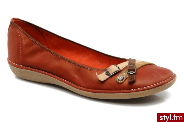 Buggy BALERINKI MAKITA BY BUGGY (Czerwony) - Balerinki Buty Moda