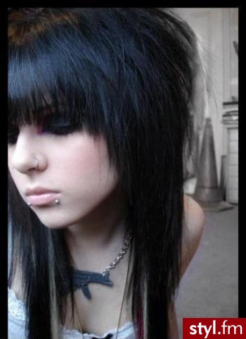 EMO Alternatywne Średnie Fryzury