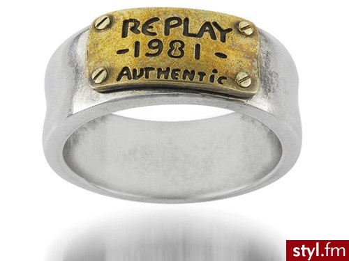 PIERŚCIONEK REPLAY  RAR100 70 22,5 MM - Pierścionki Biżuteria Moda