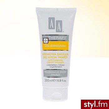 AA Oceanic THERAPY Dla diabetyków Kremowa emulsja do mycia twarzy 200 ml - Emu Buty Moda
