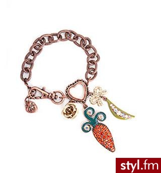 z miłości do marchewki - bronsoletka Betsey Johnson - 50$ - Pozostałe Dodatki Moda