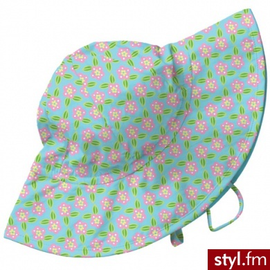 IPLAY Kapelusz Girls MIX MATCH Flower blue UPF50+ niebieski - Nakrycia głowy Dodatki Moda