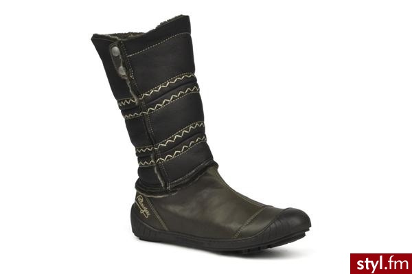 Pataugas PÓŁBUTY I BOTKI CRYSTAL W BY PATAUGAS (Brązowy) - Botki Buty Moda