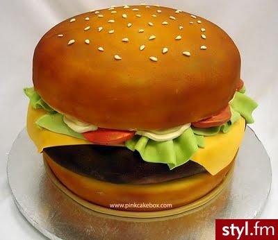 Torty. 1 - pizza, 2 - hamburger. - Misz-masz