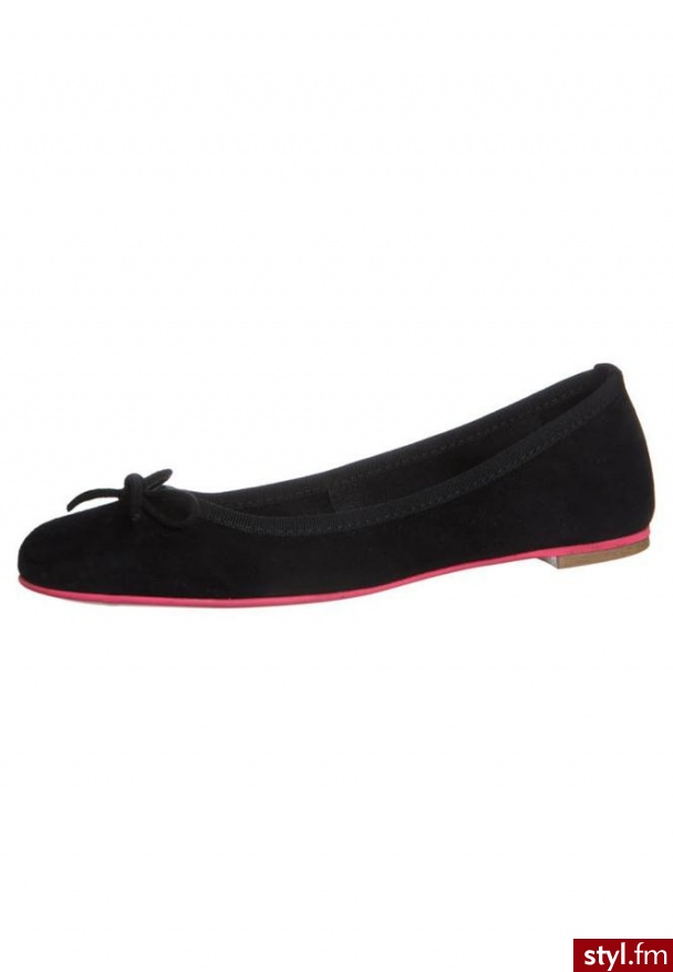 Zign Baleriny czarny - Balerinki Buty Moda