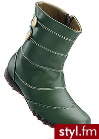 Bonprix Kozaki sportowe zielony 961835_15326 - Kozaki Buty Moda