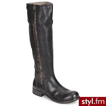 Moma Buty Nero - Kozaki Buty Moda