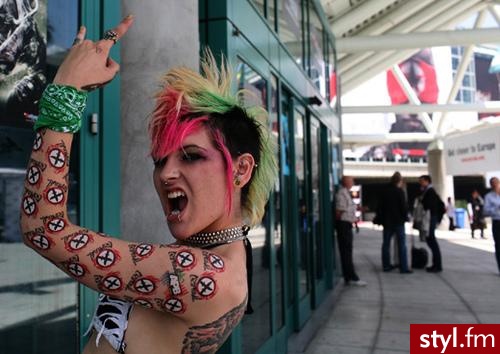 Punk Rock Alternatywne Średnie Fryzury