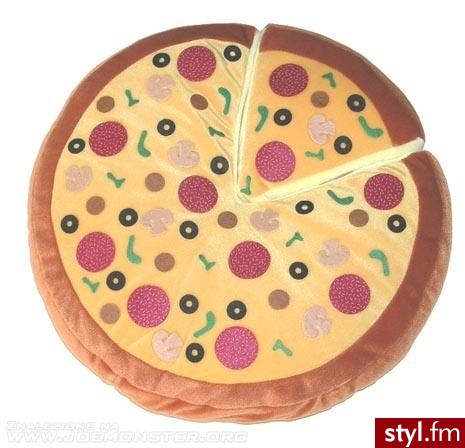 Poduszka - smakowita pizza ;) - Mój pokój Wnętrza