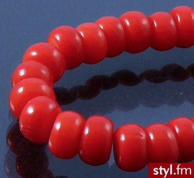 Koral Naturalny Oponki ok.7/5mm - Korale Biżuteria Moda