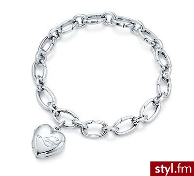 Tiffany & Co. ofiaruje Tobie miłość za nie małą cenę - bronsoletka 450$, natomiast przewieszka serduszko - 275$ - Pozostałe Dodatki Moda