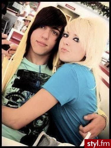 EMO Alternatywne Średnie Fryzury
