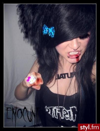 EMO Alternatywne Średnie Fryzury