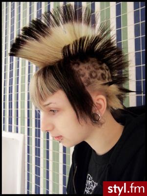 Punk Rock Alternatywne Średnie Fryzury